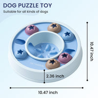 HKM-786707 Interactive Puzzle Game Dog Toy for Mental Stimulation, Levels 1-3, Removable & Easy to Clean