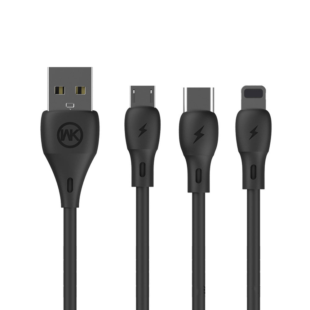 HKM-786771 1 Meter Fast Charging USB Cable with Single Connector for Universal Devices