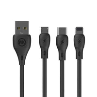 HKM-786771 1 Meter Fast Charging USB Cable with Single Connector for Universal Devices