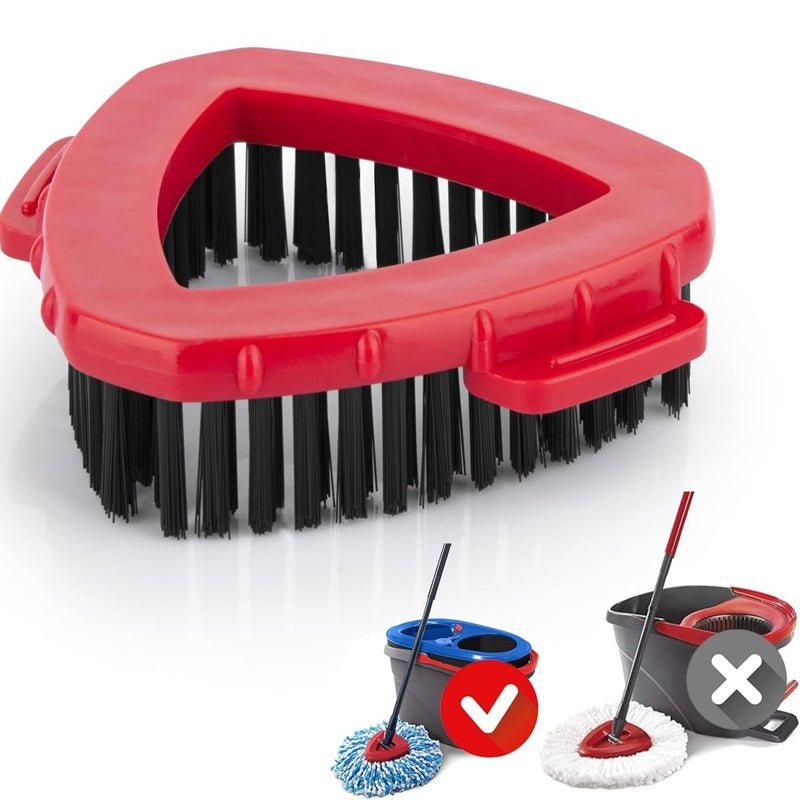 HKM-786899 Triangular Nylon Cleaning Brush Replacement Head - Durable PP Material