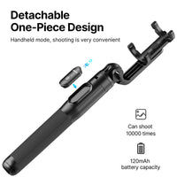 HKM-786963 10M Wireless Bluetooth Selfie Stick with 1.5m Vertical Tripod for Smartphones