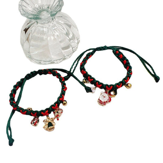 HKM-787091 Christmas-Themed Cat Scarf Collar in Festive Designs - Free Size 27+5cm