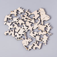 HKM-787091 Irregular Wooden Seahorse-Shaped Three-Dimensional Puzzle for Ages 15-35