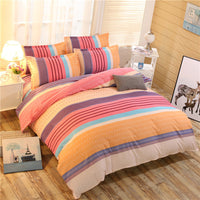 HKM-787155 Cashmere Cotton Flower Print Bedding Set - Available in Three-Piece and Four-Piece Options for Beds Up to 2.0m