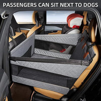 HKM-787347 Car Water and Dirt Resistant Multifunctional Pet Bed - Gray, 56x56x40Cm