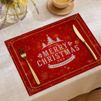 HKM-787347 Christmas Digital Printed Linen Insulation Placemat - Various Styles Available