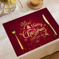 HKM-787347 Christmas Digital Printed Linen Insulation Placemat - Various Styles Available