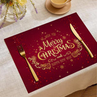 HKM-787347 Christmas Digital Printed Linen Insulation Placemat - Various Styles Available