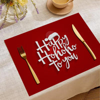 HKM-787347 Christmas Digital Printed Linen Insulation Placemat - Various Styles Available