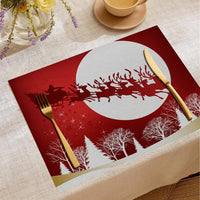 HKM-787347 Christmas Digital Printed Linen Insulation Placemat - Various Styles Available