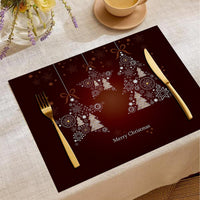 HKM-787347 Christmas Digital Printed Linen Insulation Placemat - Various Styles Available
