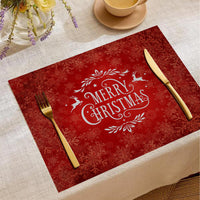HKM-787347 Christmas Digital Printed Linen Insulation Placemat - Various Styles Available