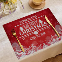 HKM-787347 Christmas Digital Printed Linen Insulation Placemat - Various Styles Available