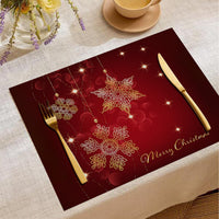 HKM-787347 Christmas Digital Printed Linen Insulation Placemat - Various Styles Available