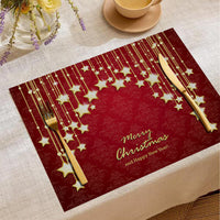 HKM-787347 Christmas Digital Printed Linen Insulation Placemat - Various Styles Available