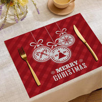 HKM-787347 Christmas Digital Printed Linen Insulation Placemat - Various Styles Available