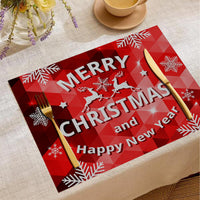 HKM-787347 Christmas Digital Printed Linen Insulation Placemat - Various Styles Available