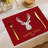 HKM-787347 Christmas Digital Printed Linen Insulation Placemat - Various Styles Available