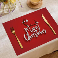 HKM-787347 Christmas Digital Printed Linen Insulation Placemat - Various Styles Available