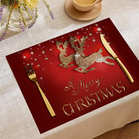 HKM-787347 Christmas Digital Printed Linen Insulation Placemat - Various Styles Available