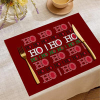 HKM-787347 Christmas Digital Printed Linen Insulation Placemat - Various Styles Available
