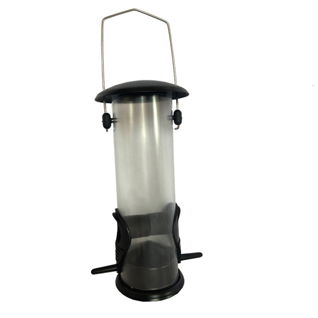 HKM-787475 Automatic Outdoor Hanging Bird Feeder - Durable Plastic and Metal Design for Wild Birds