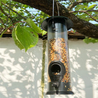 HKM-787475 Automatic Outdoor Hanging Bird Feeder - Durable Plastic and Metal Design for Wild Birds