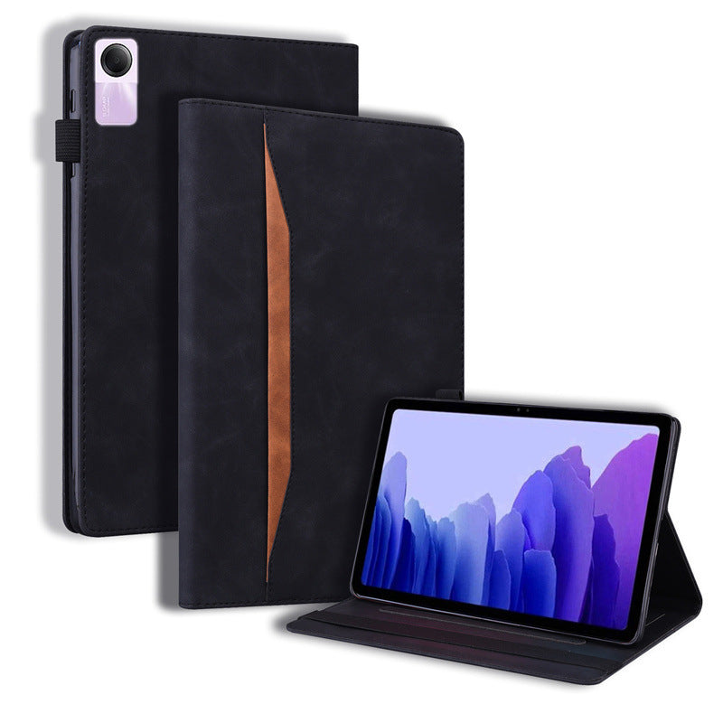 HKM-787475 Redmi Pad SE 11-inch Protective Case – Stylish Imitation Leather Cover with Stand Function