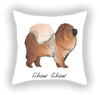 HKM-787603 Cotton and Linen Cartoon Printed Short Plush Pillow Cover - 45x45cm