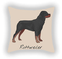 HKM-787603 Cotton and Linen Cartoon Printed Short Plush Pillow Cover - 45x45cm