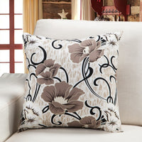 HKM-787667 European Classical Plant Velvet Cushion with PP Cotton Filling - 45x45cm