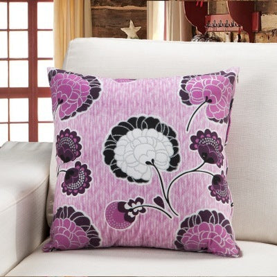 HKM-787667 European Classical Plant Velvet Cushion with PP Cotton Filling - 45x45cm