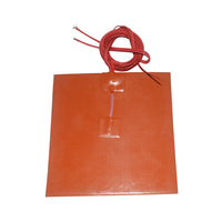 HKM-787731 Square Silicone Heating Pad for Printer Accessories - 12V to 240V Options Available