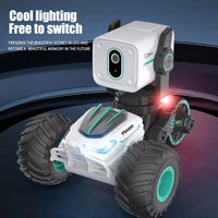 HKM-787795 High Definition Video Remote Control Stunt Car with Real-Time Transmission and LED Lights