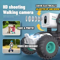 HKM-787795 High Definition Video Remote Control Stunt Car with Real-Time Transmission and LED Lights