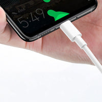 HKM-787923 5A Fast Charging USB Type-C Data Cable - 1m/3m Length, White/Black, Charging & Transmission
