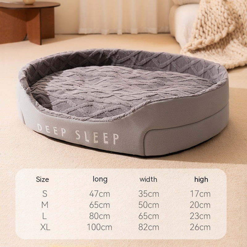 HKM-787923 Warm Thick Sponge Cat Nest Small Removable And Washable