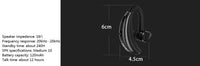 HKM-788115 Voice Activated Wireless Mini Bluetooth Headset with Noise Reduction - 10-12 Hours Playtime, 240 Hours Standby