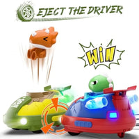HKM-788179 Dinosaur-Themed Radio Control Car with Pop-Up Surprise - 2.4GHz Wireless RC Toy for Kids