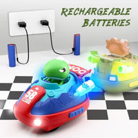 HKM-788179 Dinosaur-Themed Radio Control Car with Pop-Up Surprise - 2.4GHz Wireless RC Toy for Kids