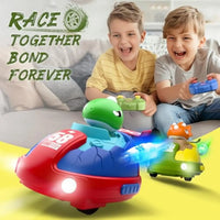 HKM-788179 Dinosaur-Themed Radio Control Car with Pop-Up Surprise - 2.4GHz Wireless RC Toy for Kids