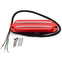HKM-788243 Double-Coil Electric Guitar Pickup for ST/SQ Models - Low Noise, Ceramic Magnets, Dual-Blade Design
