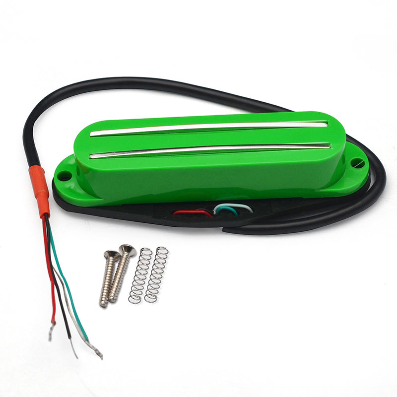 HKM-788243 Double-Coil Electric Guitar Pickup for ST/SQ Models - Low Noise, Ceramic Magnets, Dual-Blade Design