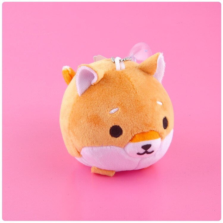 HKM-788371 Cute Cartoon Shiba Inu Plush Doll Keychain - 8cm Pendant for Kids