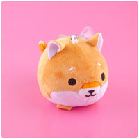 HKM-788371 Cute Cartoon Shiba Inu Plush Doll Keychain - 8cm Pendant for Kids