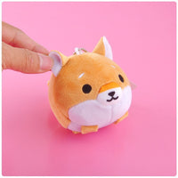 HKM-788371 Cute Cartoon Shiba Inu Plush Doll Keychain - 8cm Pendant for Kids