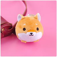 HKM-788371 Cute Cartoon Shiba Inu Plush Doll Keychain - 8cm Pendant for Kids