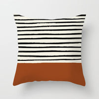 HKM-788371 Modern Minimalist Cotton Cushion Cover - 45x45cm, Various Colors Available