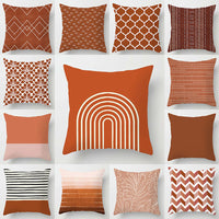 HKM-788371 Modern Minimalist Cotton Cushion Cover - 45x45cm, Various Colors Available