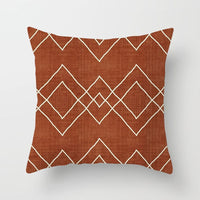 HKM-788371 Modern Minimalist Cotton Cushion Cover - 45x45cm, Various Colors Available